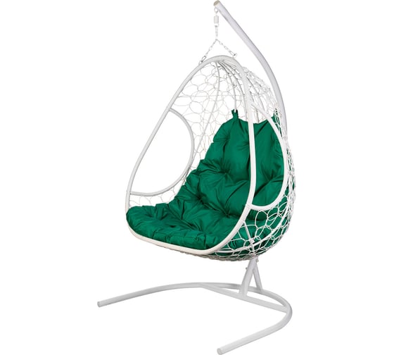Двойное подвесное кресло BiGarden Primavera White