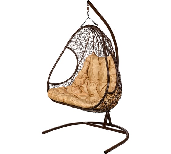 Двойное подвесное кресло BiGarden Primavera Brown