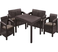 Комплект мебели Keter Corfu fiesta set коричневый 258945