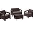 Комплект мебели Keter Corfu set коричневый 258952 1