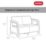 Комплект мебели Keter Corfu set коричневый 258952 7