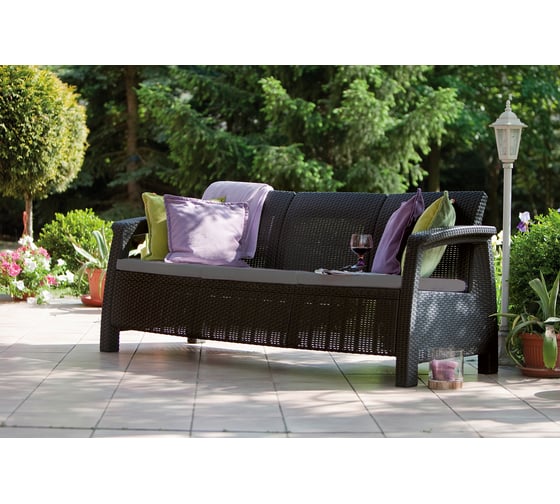 Диван Keter Corfu Triple love seat max 258947