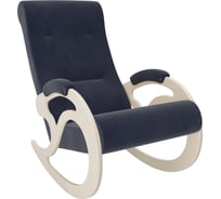 Кресло-качалка Комфорт Модель 5, дуб шампань, ткань Verona Denim Blue 67711