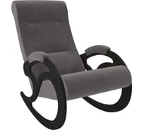 Кресло-качалка Комфорт Модель 5, венге, ткань Verona Antazite Grey 67643