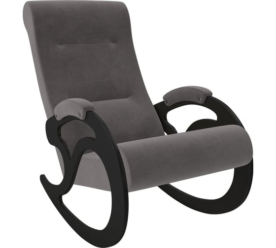 Кресло-качалка Комфорт Модель 5, венге, ткань Verona Antazite Grey 67643 1