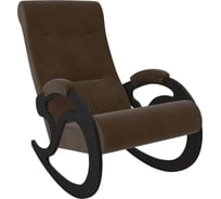Кресло-качалка Комфорт Модель 5, венге, ткань Verona Brown 67674