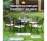 Комплект из литого алюминия Royal Family WILHELM на 6 персон с круглым столом 442-440-01-21 10