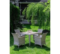 Обеденный комплект ROYAL FAMILY AMELIA бежевого цвета, на 4 персоны 760-763-21-21