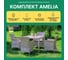 Обеденный комплект ROYAL FAMILY AMELIA бежевого цвета, на 4 персоны 760-763-21-21 2