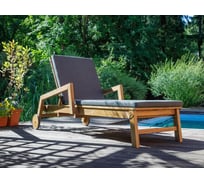 Шезлонг ROYAL FAMILY PAOLO на колесиках, из акации (teaklook) 470-51