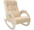 Кресло-качалка Комфорт Модель 4, дуб шампань, кожзам Polaris Beige 64741 1