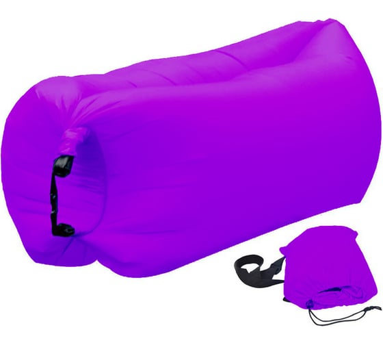Мешок для отдыха Ecos LAZYBAG Lamzac 185х75х50 см, нейлон, пурпурный 002937 1