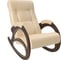 Кресло-качалка Комфорт Модель 4, орех, кожзам Polaris Beige 64758 1