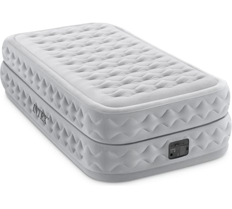 Надувная кровать Intex 99х191х51см Supreme встроенный насос 220В, до 136кг 64488