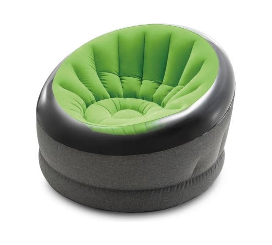 Надувное кресло Intex Empire 112х109х69см, зеленое 66581