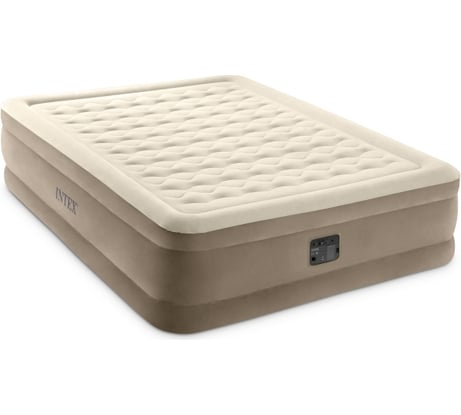 Надувная кровать Intex 152х203х46см Ultra Plush встроенный насос 220В, до 272кг 64428