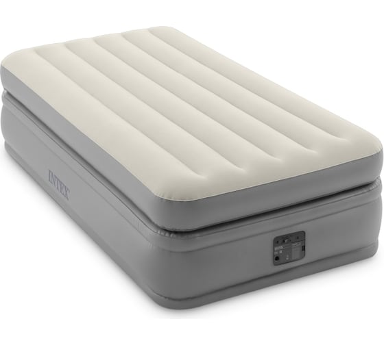Надувная кровать Intex Prime Comfort 99х191х51см, встроенный насос, 220В, до 136кг 64162