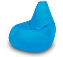 Кресло-мешок Mypuff Груша Голубой, размер Компакт, оксфорд bm_587