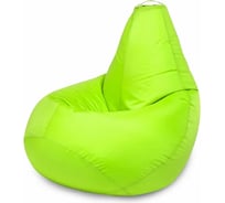 Кресло-мешок Mypuff Груша Салатовый неон, размер Компакт, оксфорд bm_019