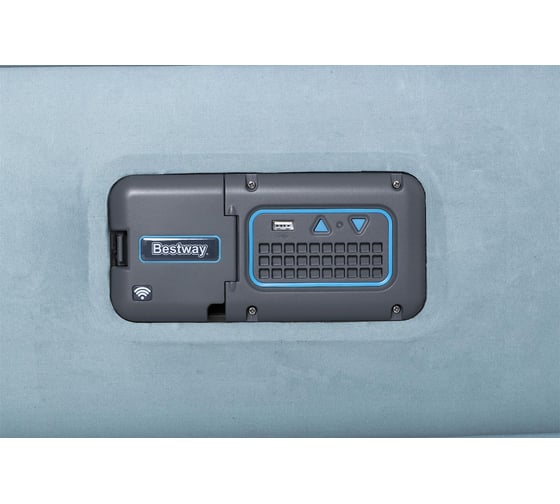 Надувная кровать Bestway Fortech Airbed 203x152x51см, встроенный электронасос Sleep Control 69058 BW
