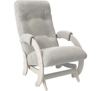Кресло-глайдер Комфорт Модель 68, дуб шампань/шпон, ткань Verona, Light Grey 64949