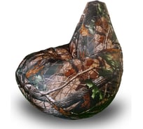 Кресло-мешок Mypuff Груша, лес, размер стандарт, принтованный оксфорд b_588