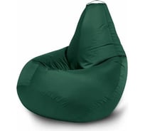Кресло-мешок Mypuff Груша, зеленый, размер стандарт, оксфорд b_024
