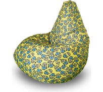 Кресло-мешок Mypuff Груша, миньоны, размер комфорт, принтованный оксфорд bbb_593