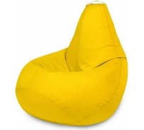 Кресло-мешок Mypuff Груша, желтый, размер комфорт, оксфорд bbb_113