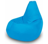 Кресло-мешок Mypuff Груша, голубой, размер стандарт, оксфорд b_587