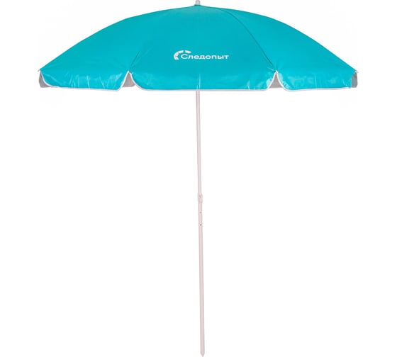 Зонт пляжный с наклоном Следопыт, d 180см, h 183см, d штока 19/22мм, Polyester 190T, голубой PF-UB-01