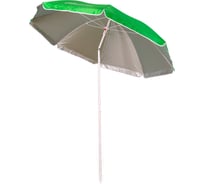 Зонт пляжный с наклоном Следопыт, d 180см, h 183см, d штока 22/25мм, Oxford 210D, зеленый PF-UB-02