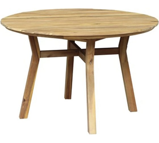 Обеденный стол из акации Joygarden MODENA круглый 116 см 31222