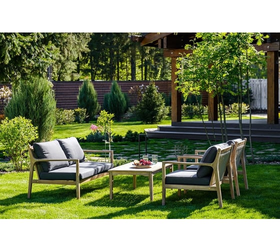 Комплект из акации Joygarden RIO диван 2-х местный, 2 кресла 15473/15472