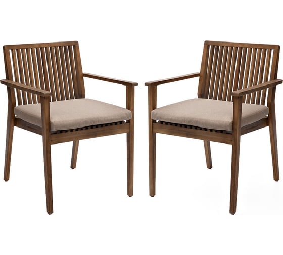 Стул из акации Joygarden MONA, комплект 2 шт 35104/35104