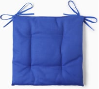 Сидушка на стул Этель Freedom 42x42 см, синяя, лён 61%, хлопок 39%, 500 г/м2 10300796 34504177