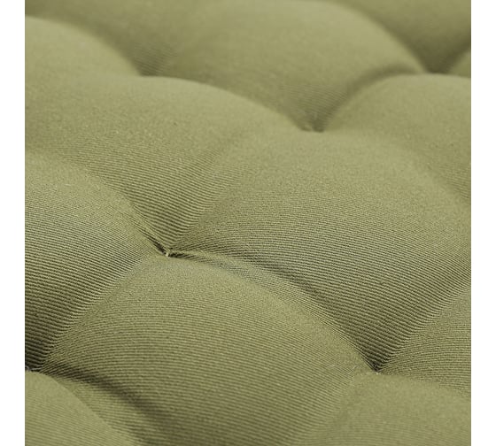 Подушка на стул Tkano коллекция Essential из хлопка оливкового цвета, 40x40 см TK24-CP0001