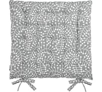 Подушка на стул Tkano коллекция Scandinavian touch из хлопка серого цвета с принтом Спелая Смородина, 4 TK24-CP0007