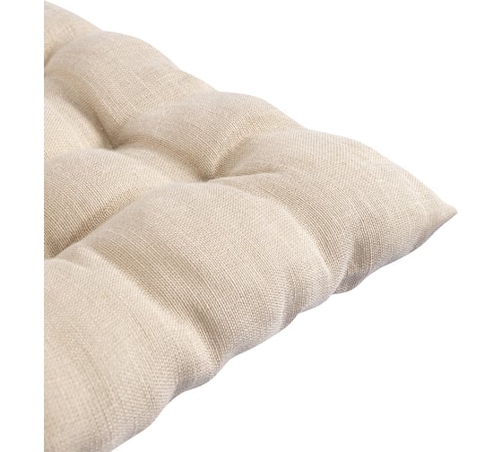 Подушка на стул Tkano коллекция Essential из стираного льна бежевого цвета, 40x40x4 см TK22-CP0004