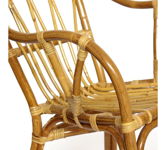 Комплект террасный Tetchair  AKIRA /с подушкой/ skin rattan eco, 54x60x78см / D46x40см, Natural (натуральный) 12993