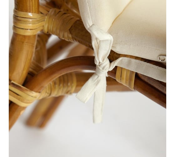 Комплект террасный Tetchair  AKIRA /с подушкой/ skin rattan eco, 54x60x78см / D46x40см, Natural (натуральный) 12993