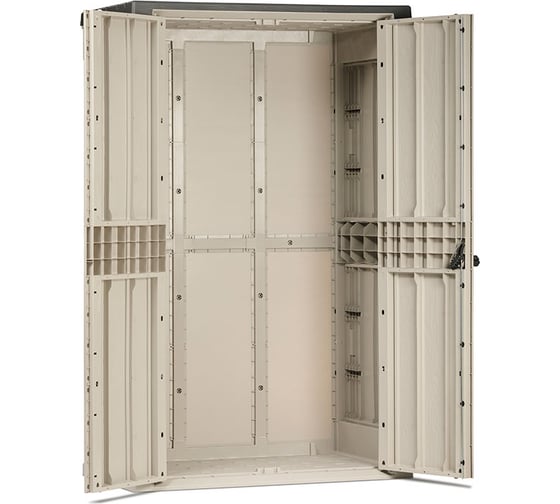 Уличный шкаф TOOMAX 2х дверный высокий Storaway, серый/антрацит,, шт Z091R051