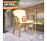 Комплект террасный Tetchair ANDREA (стол кофейный со стеклом + 2 кресла + подушки) ротанг, 64x67x92см / D60x55, Pecan Washed (античн. орех) 12994 4
