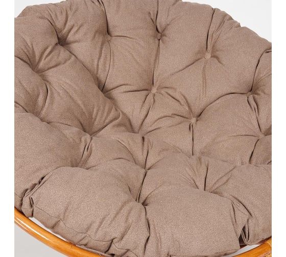 Кресло Tetchair "PAPASAN" 23/01 W, с подушкой, Cognac (коньяк), экошерсть коричневый, 1811-5 13743