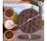 Кресло Tetchair "PAPASAN" 23/01 W, с подушкой, диаметр подушки 125 см, 115x101x104 см, Cognac (коньяк), ткань коричневый, 3М7-147 13731 6