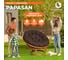 Кресло Tetchair "PAPASAN" 23/01 W, с подушкой, диаметр подушки 125 см, 115x101x104 см, Cognac (коньяк), ткань коричневый, 3М7-147 13731 8