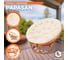 Кресло Tetchair "PAPASAN" 23/01 W, с подушкой, диаметр подушки 129 см, 115x101x104 см, Cognac (коньяк), ткань старт 5898 3