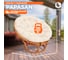 Кресло Tetchair "PAPASAN" 23/01 W, с подушкой, диаметр подушки 129 см, 115x101x104 см, Cognac (коньяк), ткань старт 5898 4
