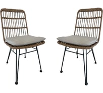 Обеденный стул плетеный Joygarden CHARLOTTE комплект 2 шт 74761/74761