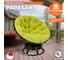 Кресло-качалка Tetchair PAPASAN w 23/01 B / с подушкой / Antique brown (античный черно-коричневый), флок Олива, 23 13754 2